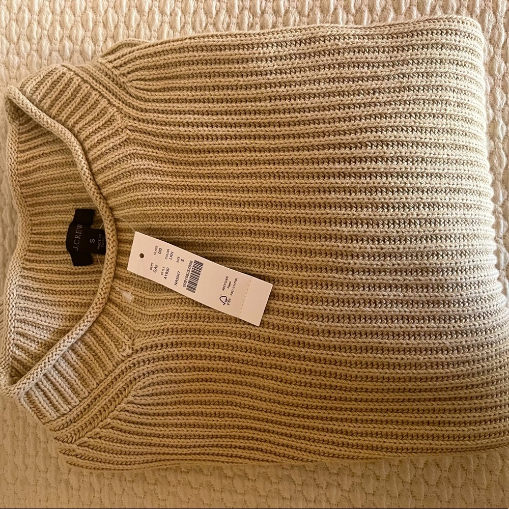 New J.Crew Tan Sweater